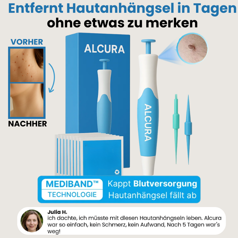 ALCURA™ Komplett Set - Nie wieder Hautanhängsel