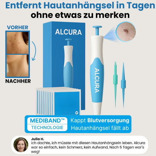 ALCURA™ Komplett Set - Nie wieder Hautanhängsel